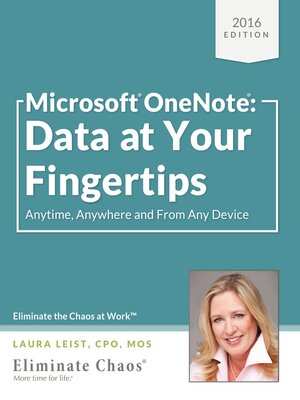 cover image of Microsoft(R) OneNote(R): Data at Your Fingertips--Anytime, Anywhere and From Any Device
